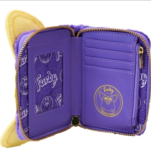Loungefly Furby Plush Cosplay Lenticular Zip Around Wallet BNWT - Picture 2 of 5